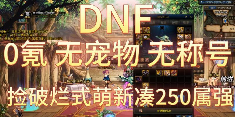 DNF110级零氪职业推荐——打造高战力零氪角色的选择（解析DNF110级零氪职业，教你如何在游戏中获得高战力）