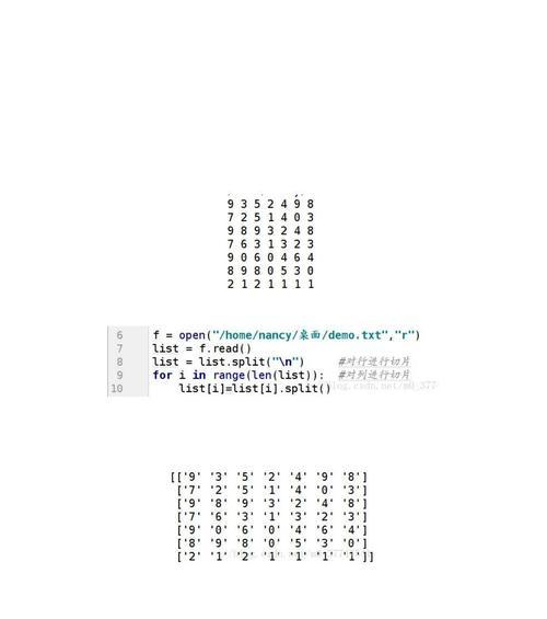 Python二维数组切片规则解析（深入了解Python中二维数组切片的使用方法与注意事项）