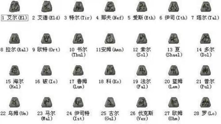 探秘暗黑2（揭秘暗黑2游戏中如何合成符文之语）