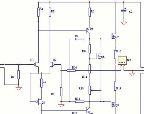 场效应管功放电路图原理剖析（深入理解场效应管功放的工作原理及应用）