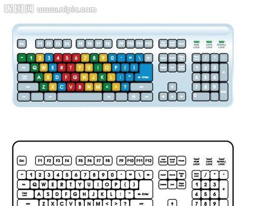电脑键盘全图详细解析（探索键盘的每一个角落——从布局到功能全方位解读）