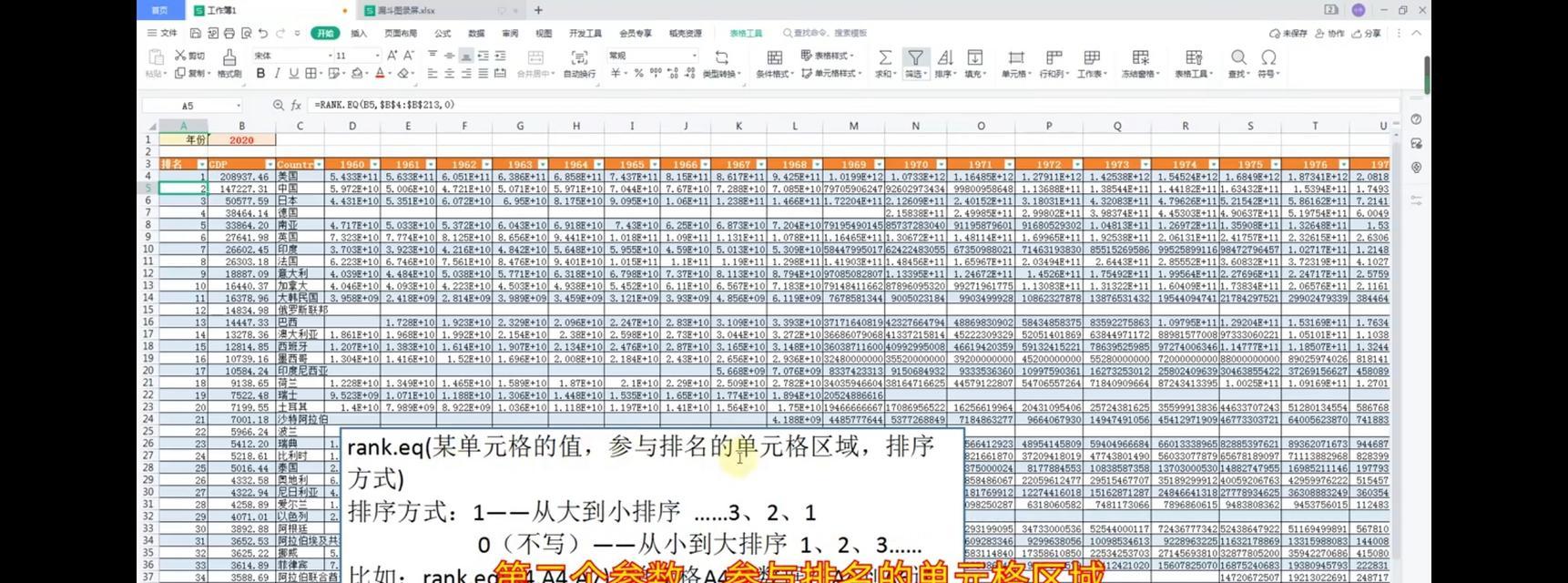 利用rank函数计算名次，提高数据分析效率（使用rank函数优化数据排序和排名操作）