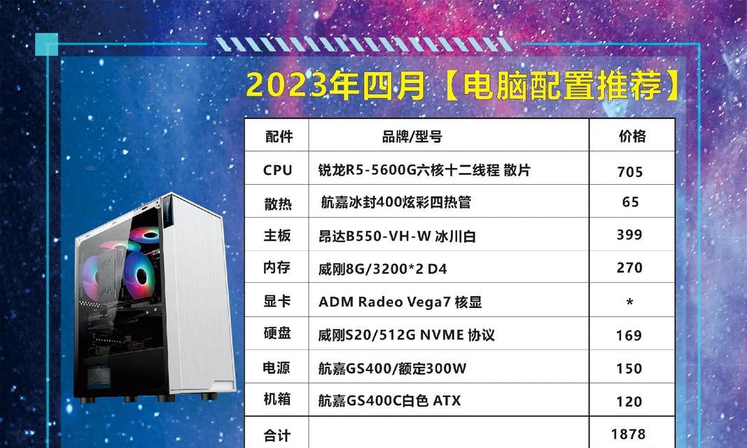 2024年组装机配置清单（以最新硬件技术为基础）