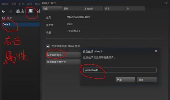 Dota2国服启动项设置代码（通过设置启动项代码）