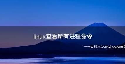 常用的结束进程命令大全（掌握这些命令）