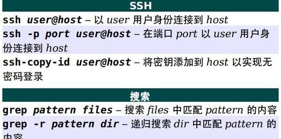 Linux命令大全新手入门指南（从零开始学习Linux常用命令）