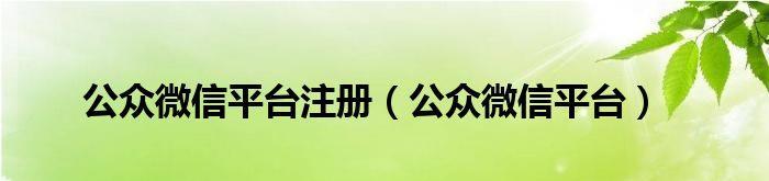 微信公众号编辑的使用指南（发挥微信公众号编辑功能）