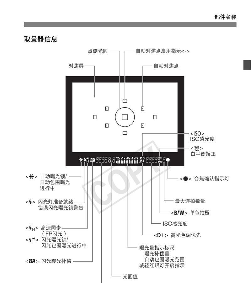 掌握佳能相机，轻松拍摄美好瞬间（以图解为主的佳能相机使用说明）