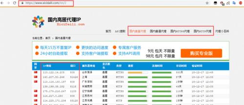 网络代理IP地址和端口的区别（了解网络代理的基本原理）