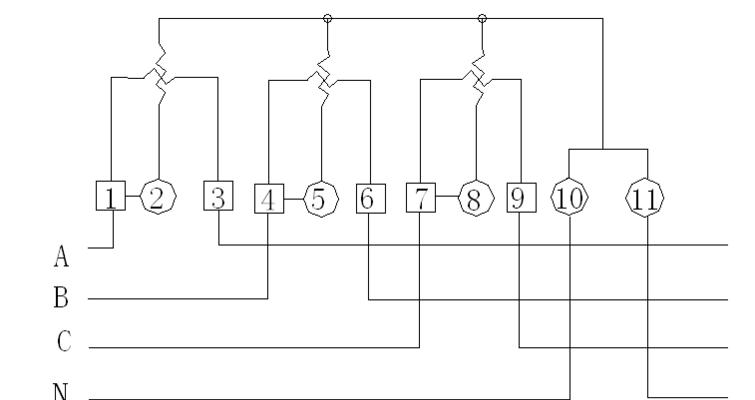 电源三个接口的简单接线方法是什么？图片指导如何？