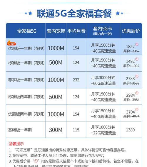 移动wifi套餐的价目表是怎样的？如何选择合适的套餐？